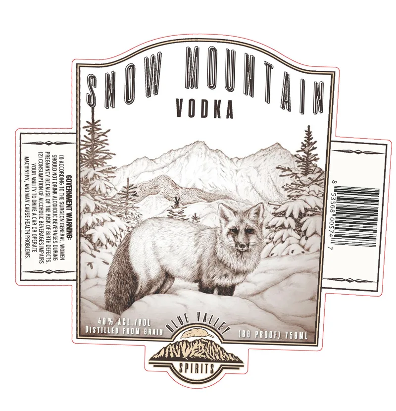 Snow Mountain label