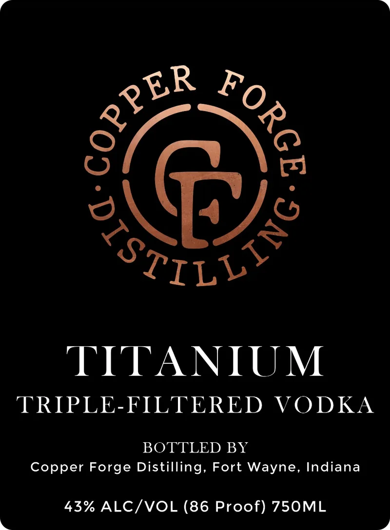 Titanium Triple-Filtered label