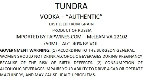 Tundra label