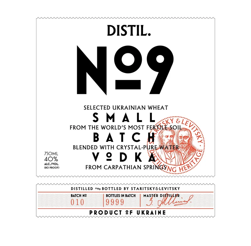 Distil.n9 Small Batch Vodka