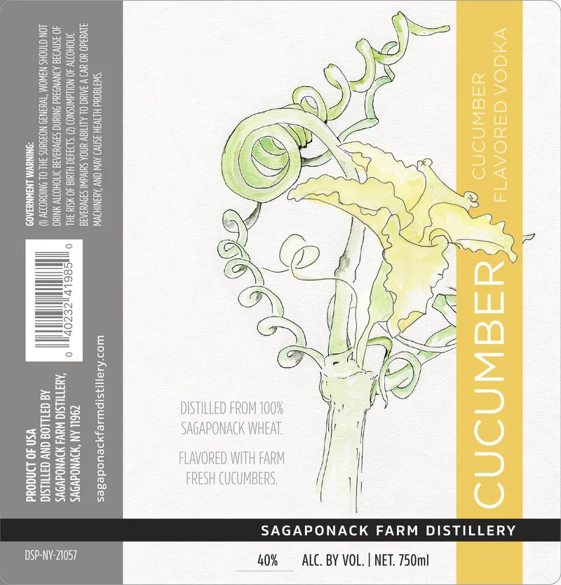 Sagaponack Farm Distillery label