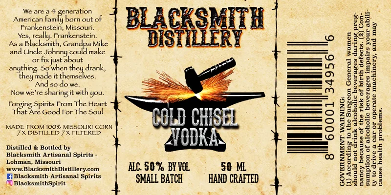 Cold Chisel Vodka