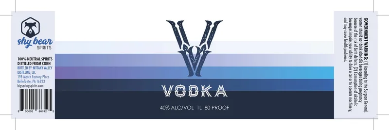 Shy Bear Spirits Vodka