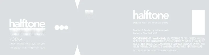 Halftone label