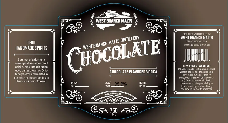 Chocolate label