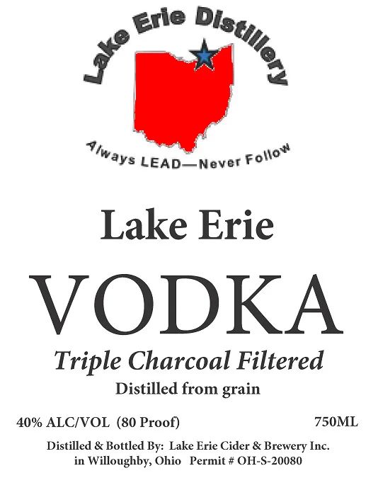 Lake Erie label