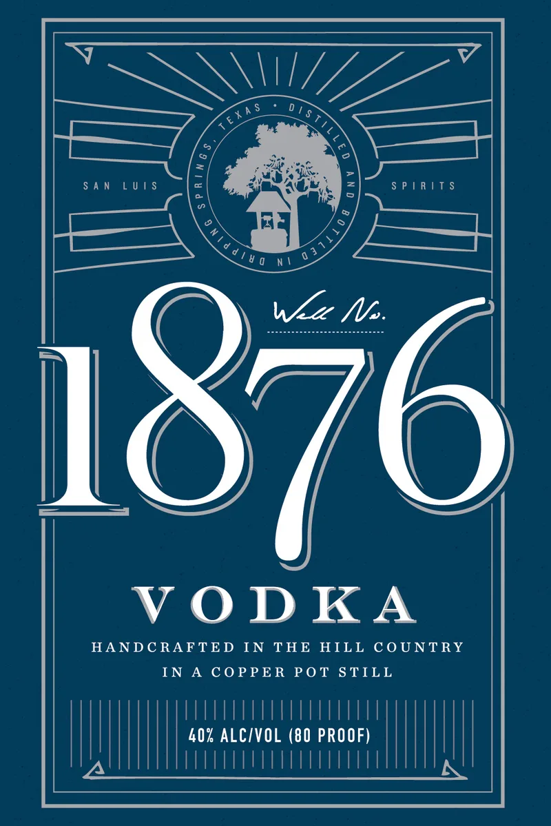 Well No. 1876 label