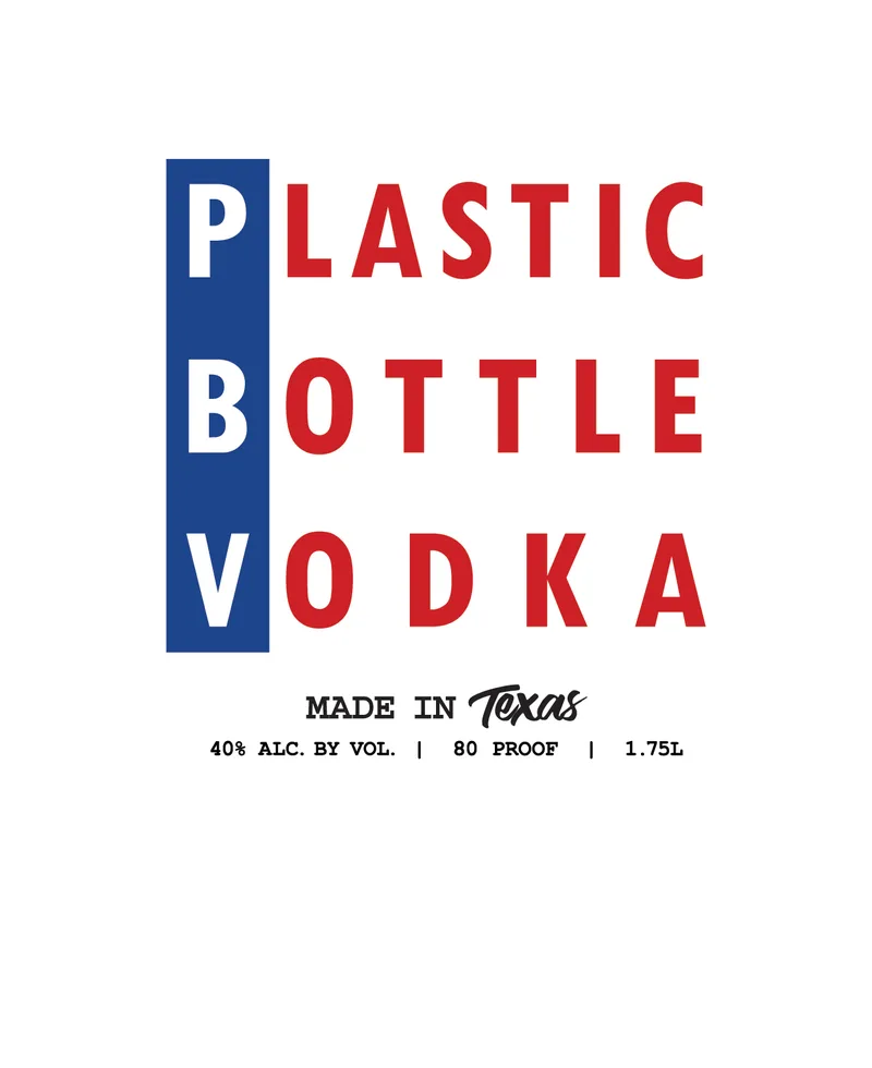 Plastic Bottle Vodka