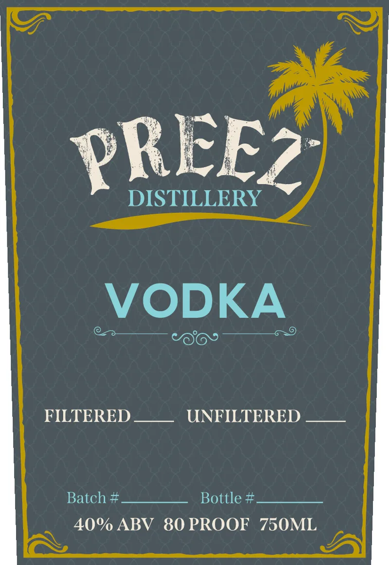 Vodka 80-89 Proof