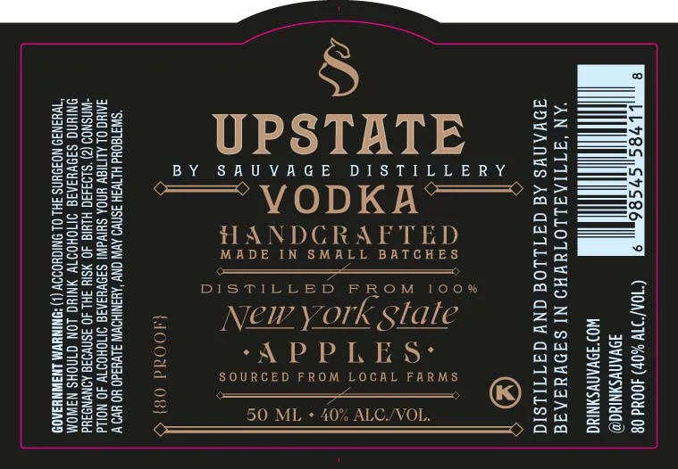 Upstate By Sauvage label