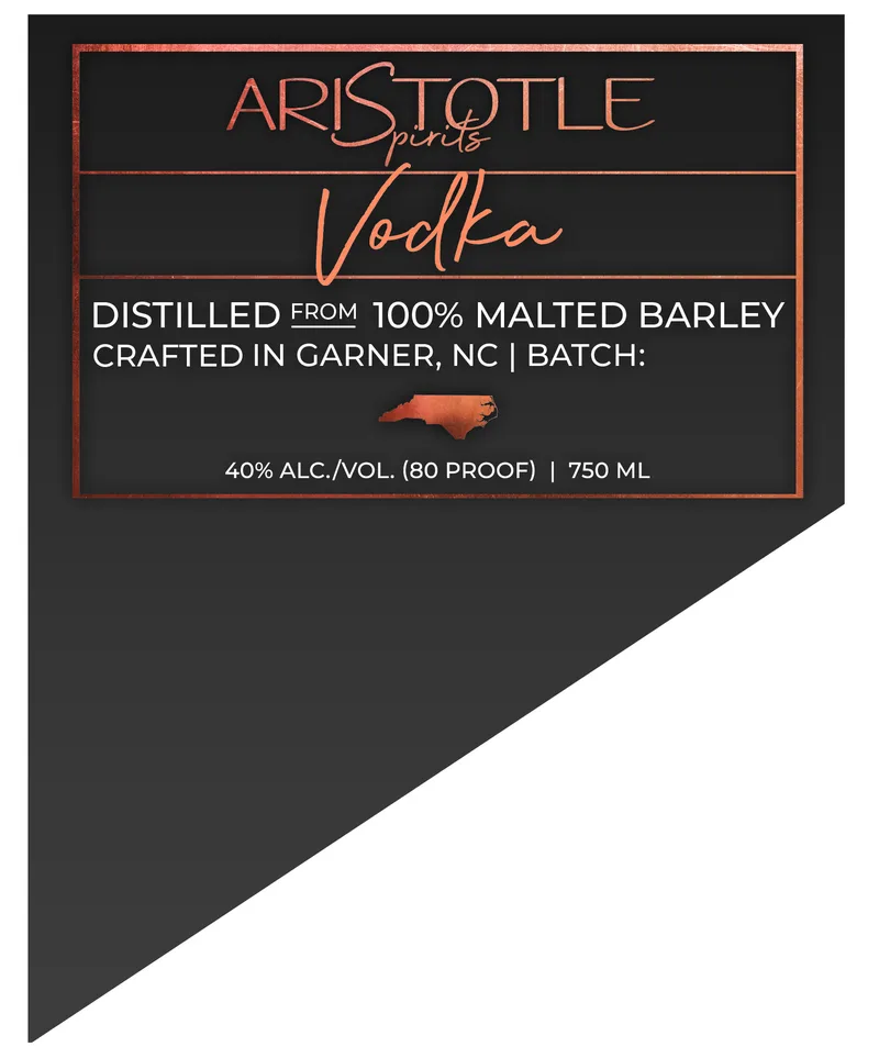 Aristotle Spirits label