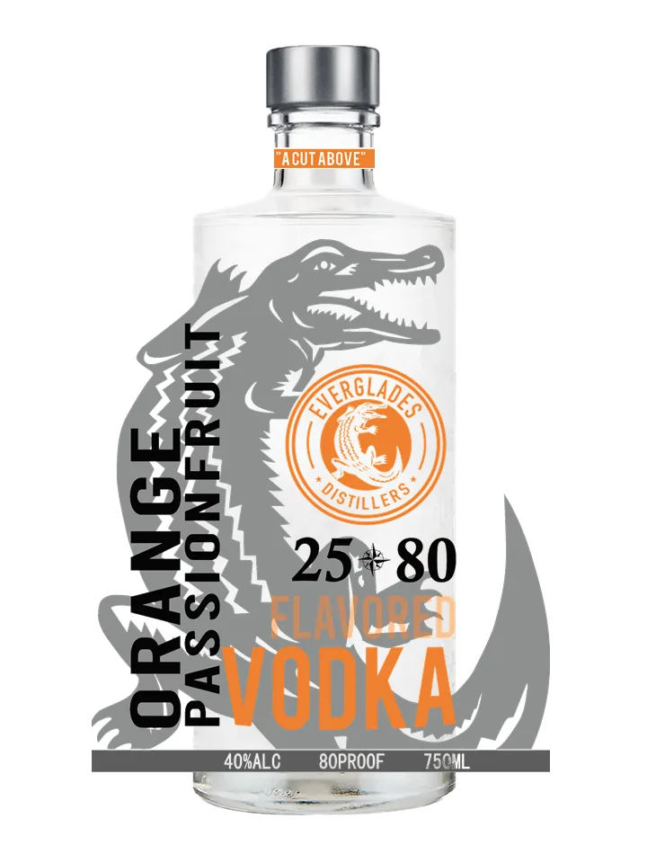 Everglades Distillers 25 80 label