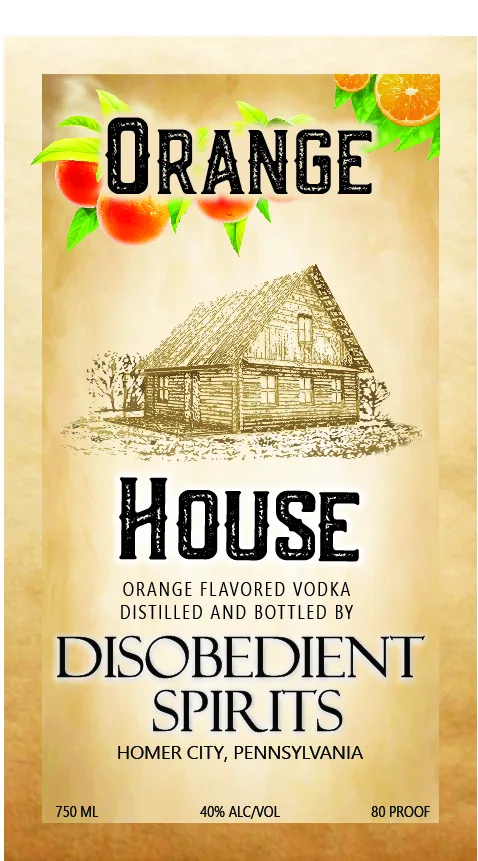 Disobedient Spirits Orange label