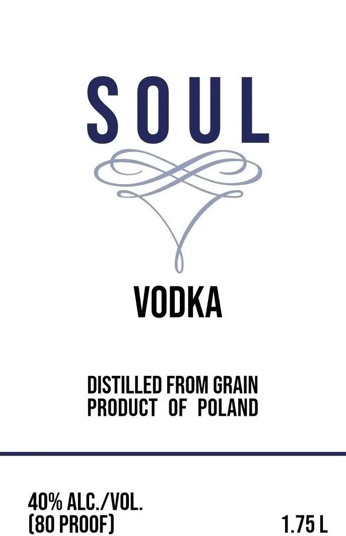 Soul Vodka label