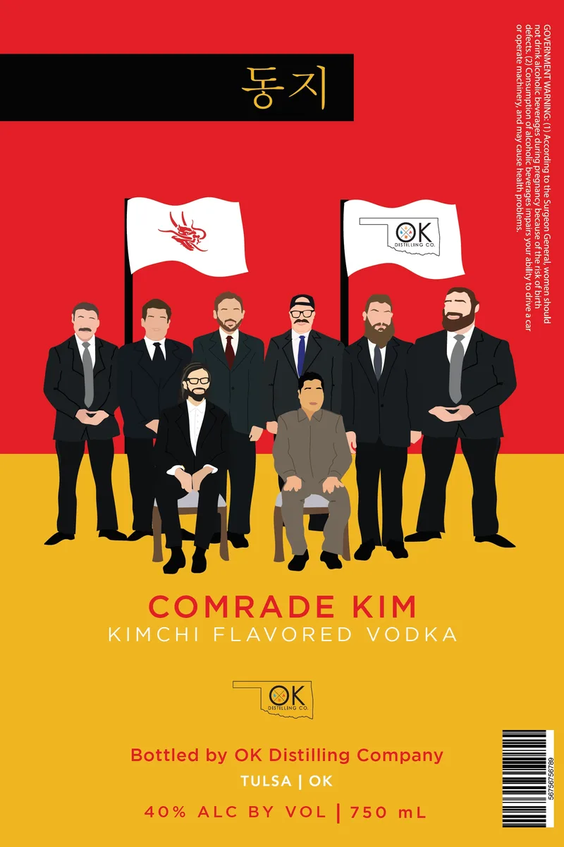 Comrade Kim label