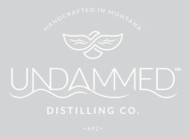 Undammed Distilling CO. Ghost Creek Vodka label