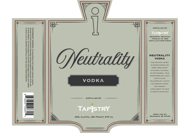 Tapistry Brewing Neutrality label