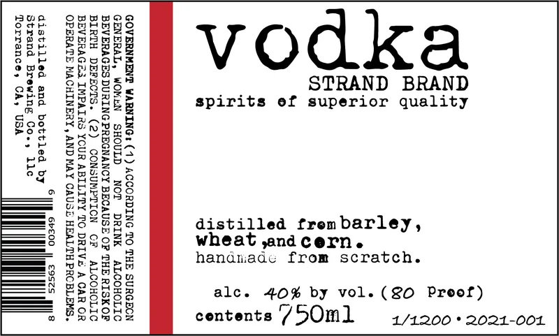 Strand Brand label