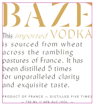 Vodka 80-89 Proof Fb