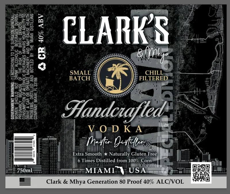 Clark's & Mhya Miami Special Edition label