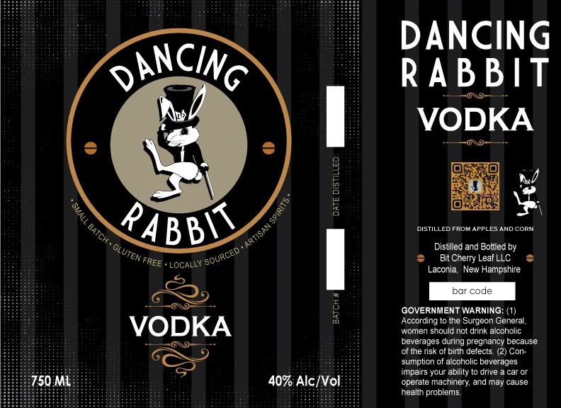 Dancing Rabbit label