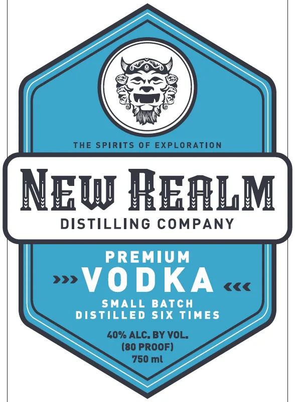 New Realm Distilling Company Premium Vodka