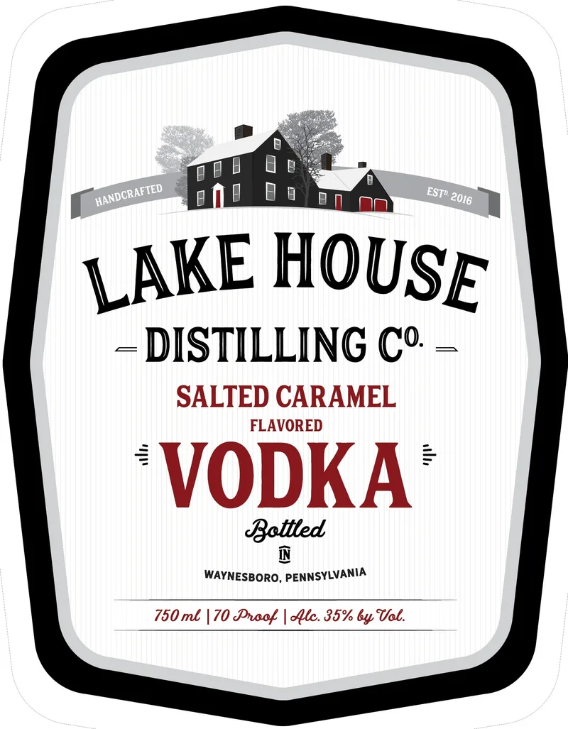 Lake House Distilling Company label