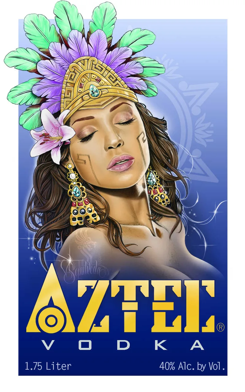 Aztec Spirits label