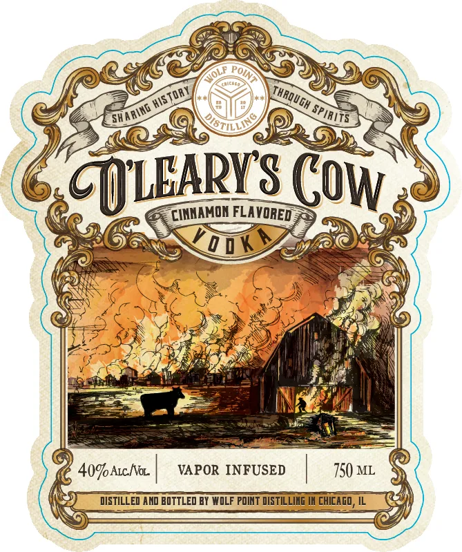 O'leary's Cow label