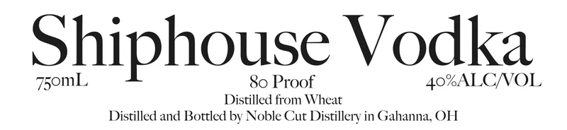 Shiphouse Vodka