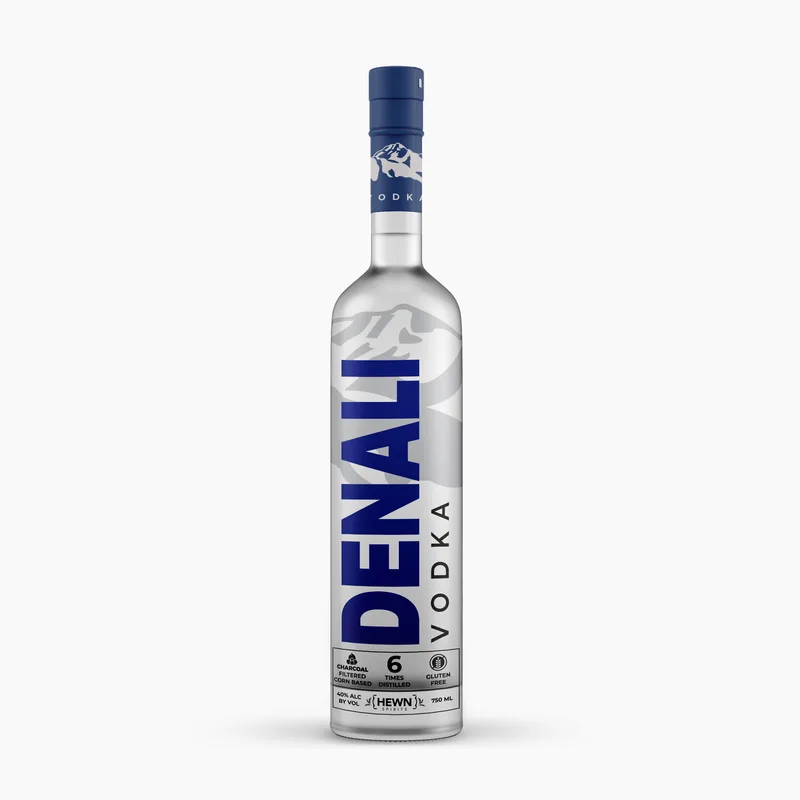 Denali Vodka label