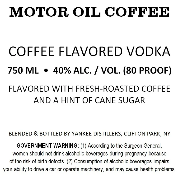 Motor Oil Coffee