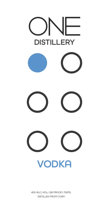 One Distillery label