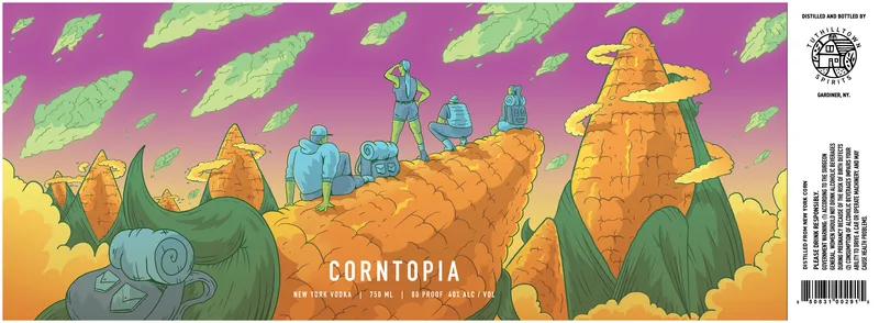 Corntopia label