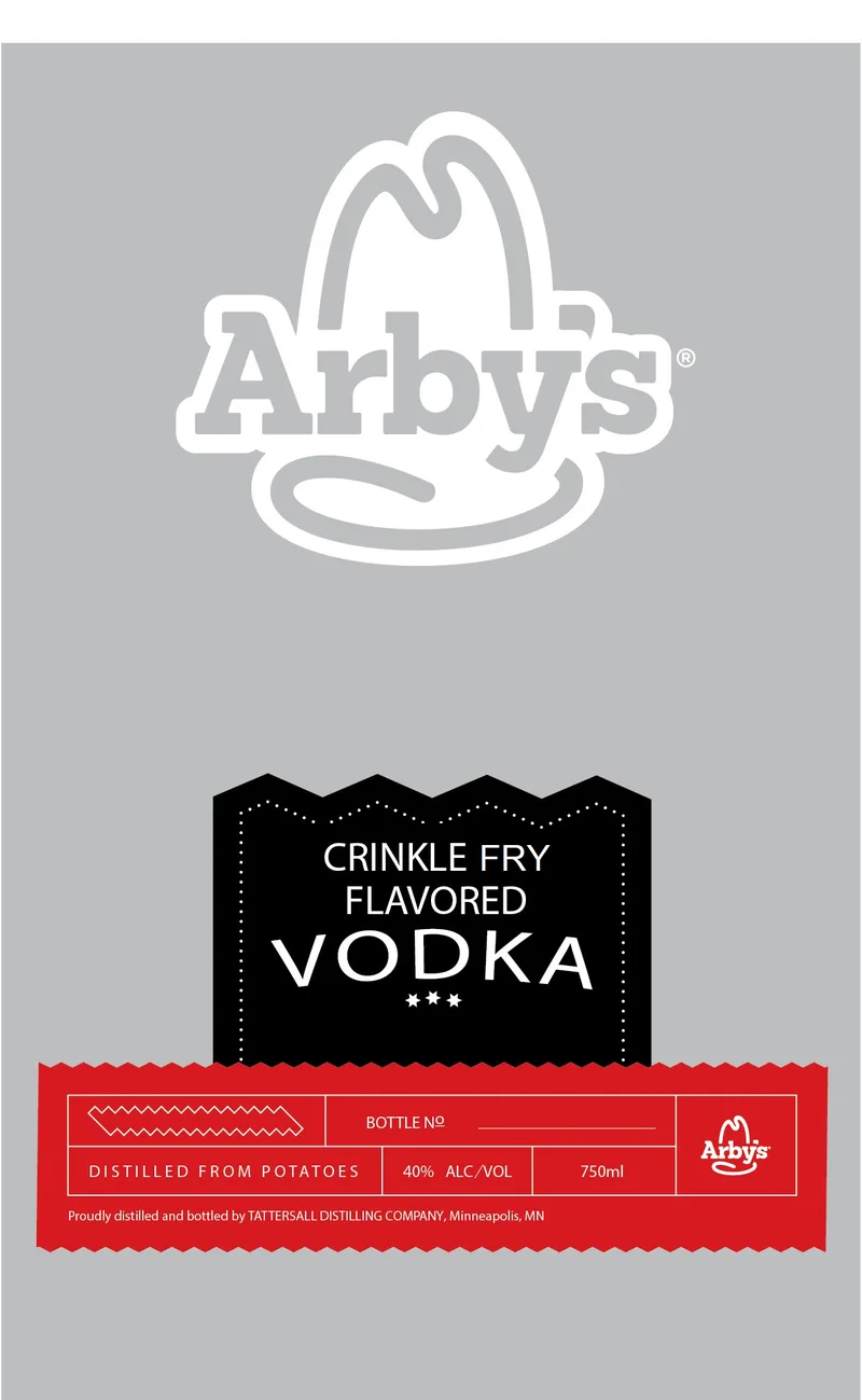 Arby's Crinkle Fry label