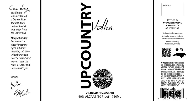 Upcountry Brewing Company