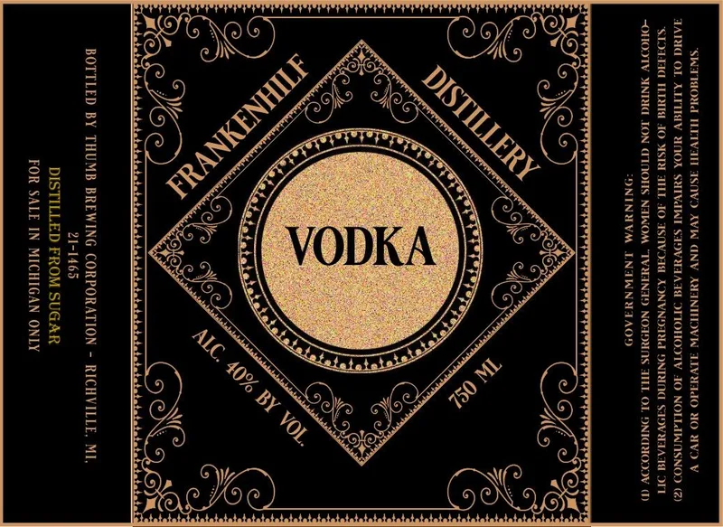 Frankenhilf Distillery label