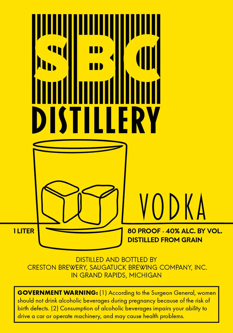 Sbc Distillery label