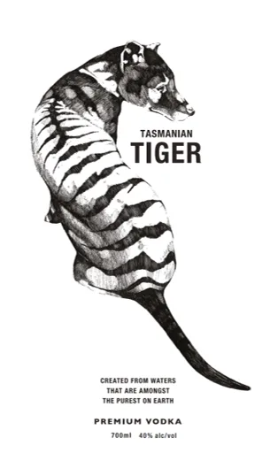 Tasmanian Tiger label