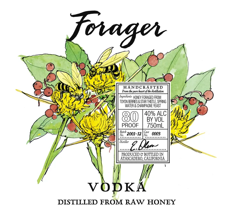 Vodka Distilled From Raw Honey