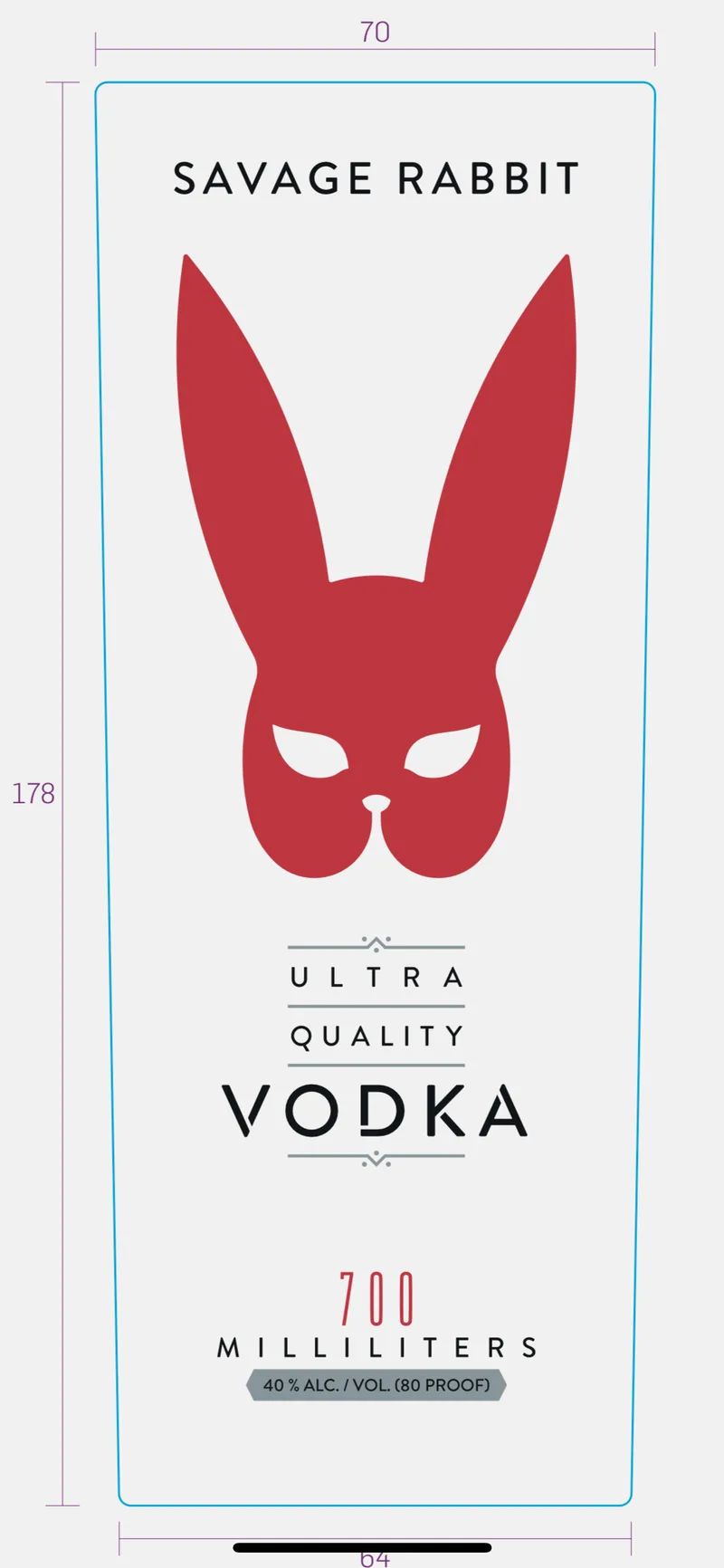 Savage Rabbit label