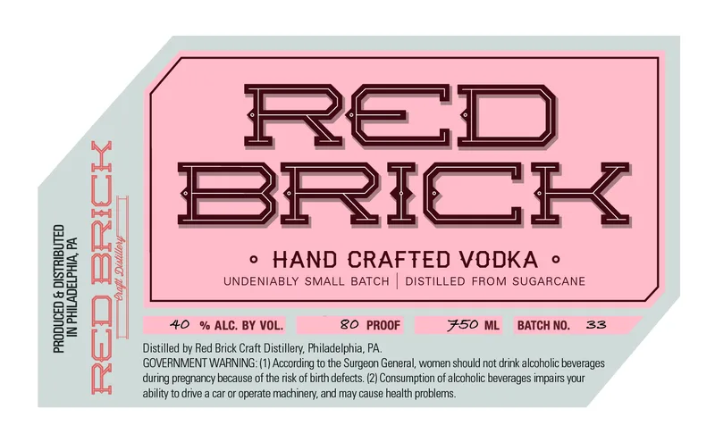 Red Brick label