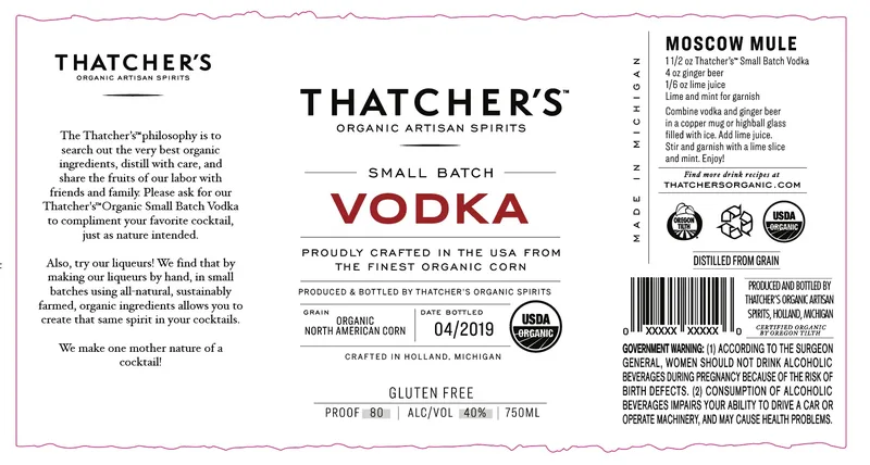 Small Batch Vodka