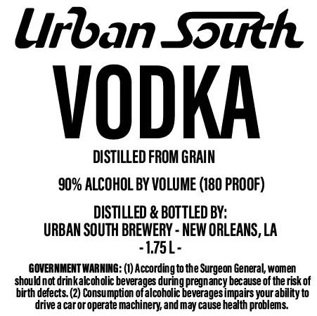 Urban South Vodka