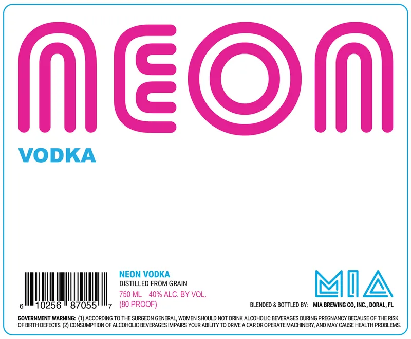 Neon label