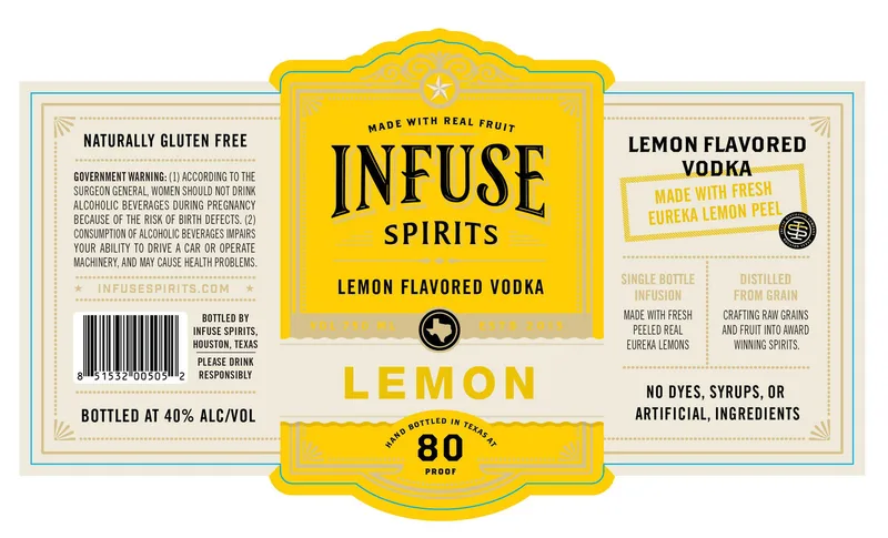 Vodka - Lemon Flavored