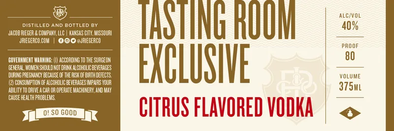 Rieger's Citrus Flavored
