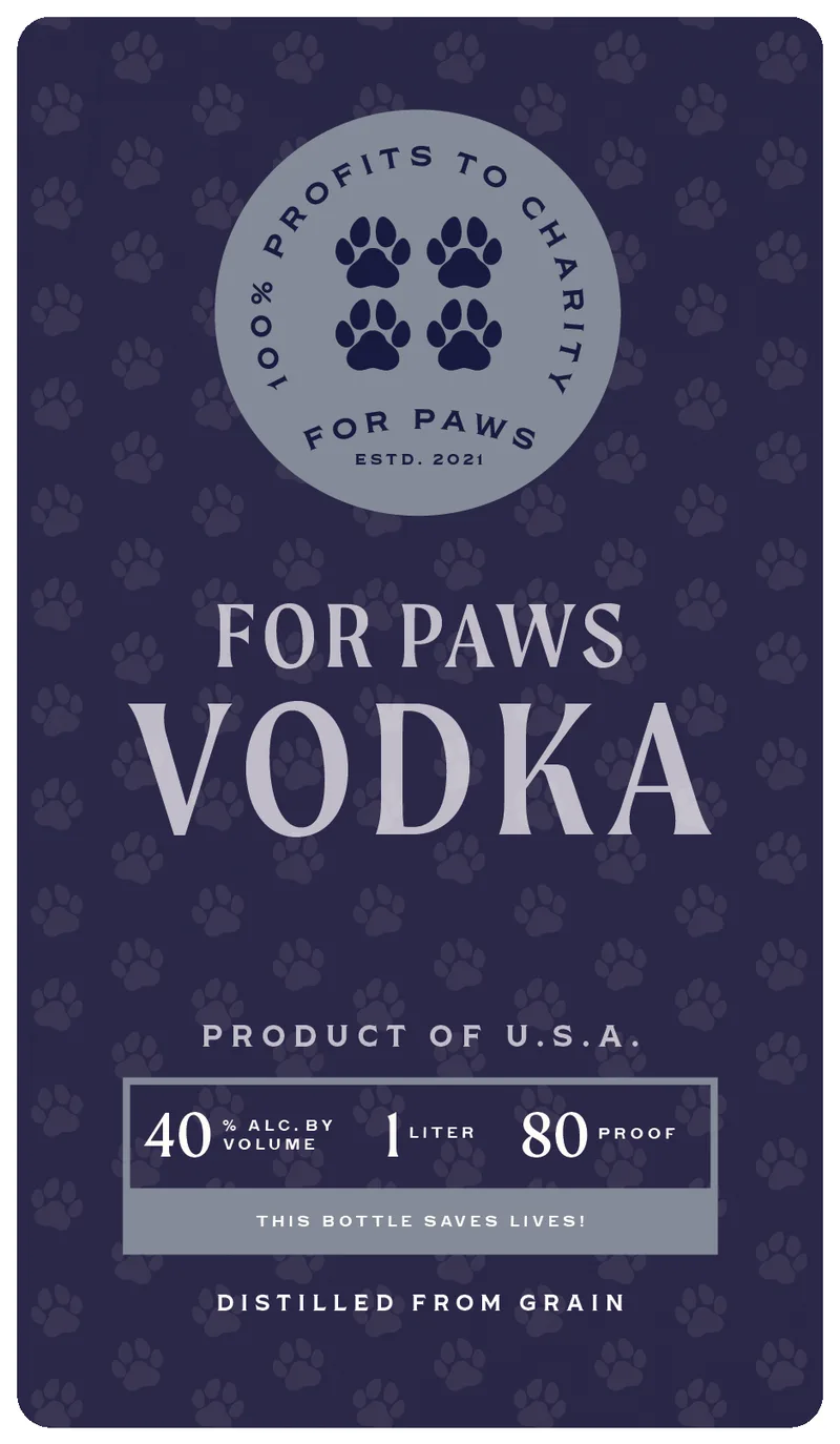 For Paws Vodka
