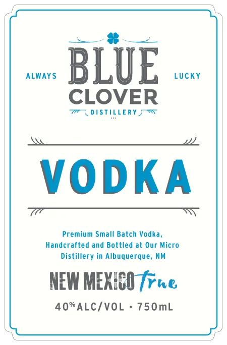 Blue Clover Distillery Nm Vodka