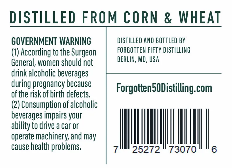 Forgotten 50 Distilling